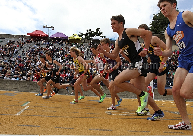 2012 NCS-100.JPG - 2012 North Coast Section Meet of Champions, May 26, Edwards Stadium, Berkeley, CA.